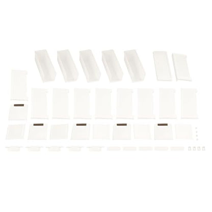 5 Drawer Narrow Storage Cabinet, 5 Tiers Slim Bathroom Storage Cabinet, 16.5" L X 7.5" W X 35.8" H Slim Rolling Cart for Living Room, Kitchen, Bathroom, Office - size: 5 Tiers
