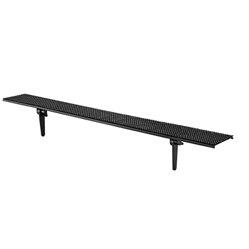 Plus No Drill TV Top Shelf 35.43 inch Wide for Thin Monitor TV Top Mounting Bracket Platform Holds Speaker, AV Receiver, Media Box, Game Console and More (CS106XLMINI) - size: 35.43 inch MINI