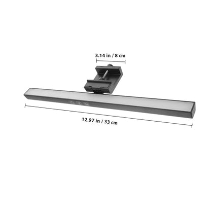 Toddmomy Dimmable Blue Light Filter Monitor Light Bar USB Powered Computer Screen Lamp with Touch Control Eye Protection for Home Office Desktop Use