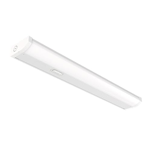 Juno UCES 18 Inch LED Under Cabinet Lighting, LED Kitchen Cabinet Light Fixture Hardwired, Dimmable, Damp Rated, Selectable Soft, Warm, Neutral, Cool, Daylight White Light (UCES 18IN SWW5 90CRI WH M6) - size: 18-inch