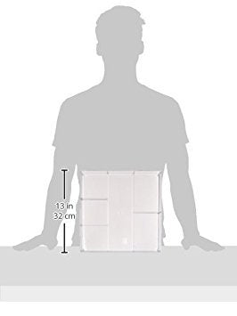 Whitmor 6-Section Clear Drawer Organizer - size: 6-Section Pack of 1