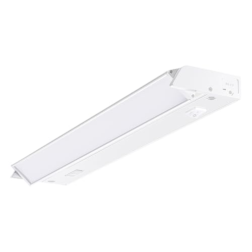 PARMIDA LED Swivel Under Cabinet Lighting, Hardwired or Plug-in Installation, 16 Inch, 10W, 5CCT Color Selectable - 2700K/3000K/4000K/5000K/6000K, Rotatable Lens, Dimmable, Linkable, 120V, 800LM, ETL - size: 16 inch