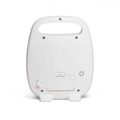 TIME TIMER PLUS 5 Minute Desk Visual Timer - Countdown Timer with Portable Handle for Classroom, Office, Homeschooling, Study Tool with Silent Operation (White) - style: 5 Minutes