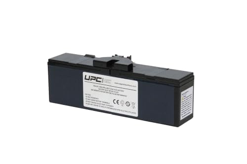 APCRBC163-UPC Replacement Battery for APC Back-UPS Pro Gaming 1500VA by UPC | Compatible with RBC163 & APC UPS Models: BGM1500B-US, BR1500MS2, BGM1500-US | 24V Sealed Lead-Acid Battery