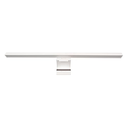Computer Monitor Light Bar, Touch Control Adjustable E Reading USB Powered Lamp, No Glare Eye Caring LED Screen Monitor Light Bar, for 0.6 Inches to 1.6 Inches Laptops (White)