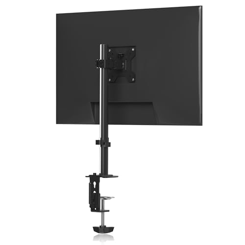 Pholiten Single Monitor Stand, 13-32 Inch, Black - color: Black, size: 13-32" Single monitor mount