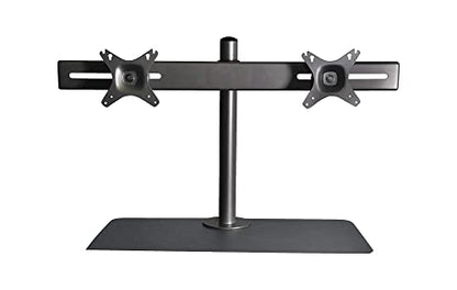 Kantek Dual LCD Monitor Arm for STS800/STS810 Sit to Stand Systems (STS802), Black - color: Black, style: Dual Monitor Arm