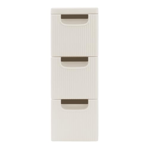3 Drawers Narrow Storage Cabinet, 3 Tiers Slim Bathroom Storage Cabinet, 16.5" L X 7.5" W X 22.2" H Slim Rolling Cart for Living Room, Kitchen, Bathroom, Office - size: 3 Tiers