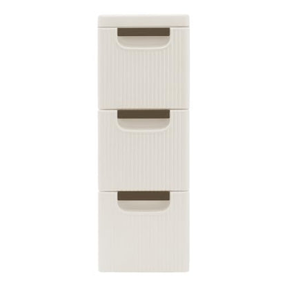 3 Drawers Narrow Storage Cabinet, 3 Tiers Slim Bathroom Storage Cabinet, 16.5" L X 7.5" W X 22.2" H Slim Rolling Cart for Living Room, Kitchen, Bathroom, Office - size: 3 Tiers