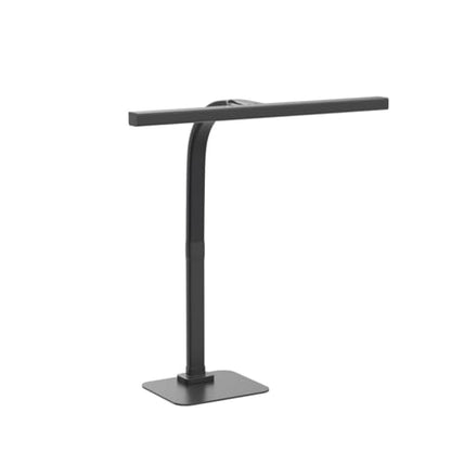 24W Led Desk Lamps with Base for Office Home, 31.5-in Double Head, Black - color: Base-Black