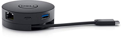 Dell DA300 USB-C Mobile Adapter, Bases & Docking Stations, Black
