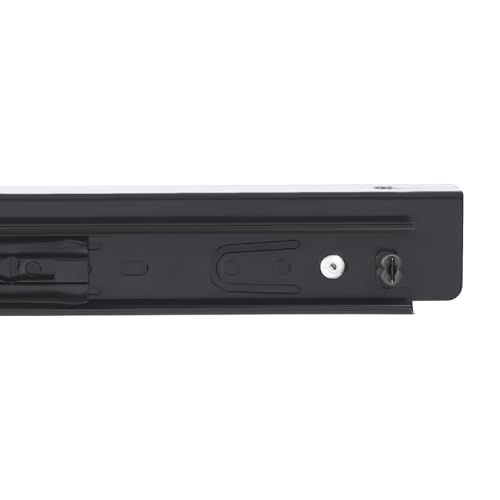 Under Desk Drawer, Sliding Pull-Out Keyboard Tray Organizer for Standing Desks，Pull-out Drawer for Mouse, Books, iPad, Office Supplies (Black)