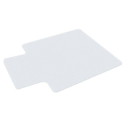 LEMY 48 Inch x 36 Inch 1/8 Inch (3MM) Thickness PVC Floor Office Chair Mat Transparent Plastic Carpet Floor Protector for Chair Desk Home Office - size: 48x36 With Lip