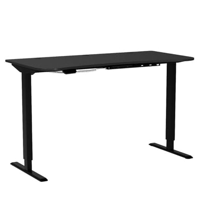 VIVO Black 63 x 32 in Standing Desk, DESK-KIT-2E1B - color: Black Top / Black Frame, size: 63 x 32 inch