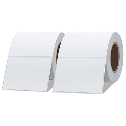 Hybsk 3x2 inch Direct Thermal Labels for Barcodes, Address, Compatible with Rollo Label Printer & Zebra Desktop Printers (3"x2",2 Rolls White) - color: 2 Rolls White, size: 3"x2"