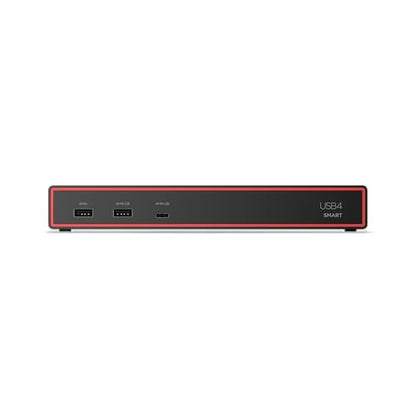 Lenovo ThinkPad USB 4 Smart Dock 5500 w/ 135W Adapter, Supports up to 4 Displays, 100W Power to Laptop, Integrated USB4 Cable, Eclipse Black