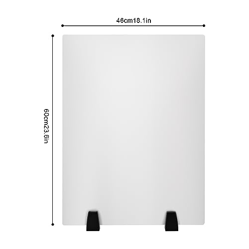 2 Pack Desk Privacy Panels, Clamp-on Acrylic Office Desk Divider, Office Partitions 24" x 18" - color: 24" X 18"