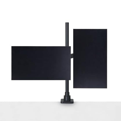 Multi-Monitor Mount System for Dual, Triple, or Quadra Setups, Supports up to 49" Ultrawide & Curved Screens, 44lbs Capacity per Arm, Gas Spring Adjustable VESA Desk Mount (Dual Monitor)