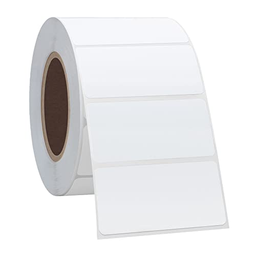 Hybsk 2x1 inch Direct Thermal Labels for Barcodes, Address, Compatible with Rollo Label Printer & Zebra Desktop Printers (2"x1",4 Rolls White) - color: 4 Rolls White, size: 2"x1"