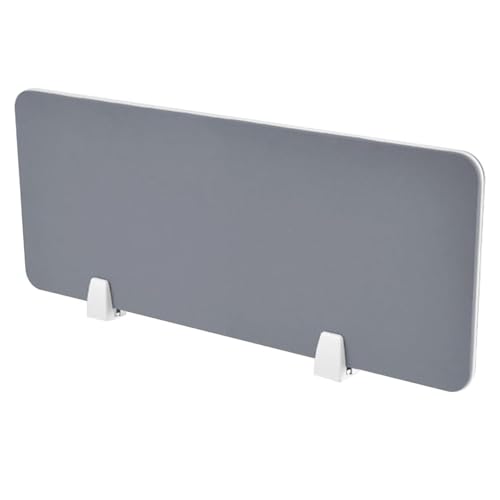 Freestanding Acoustic Desk Privacy Divider - Soundproof Partition for Office Library & Classroom Use - Enhance Focus & Create Private Spaces - color: Grey, size: 60x20cm/23.6x7.9in