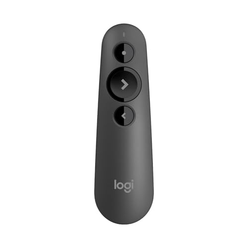 Logitech R500 Laser Presentation Remote Wireless Presenter, W126636324 (Remote Wireless Presenter Bluetooth/RF Graphite Logitech R500 Laser Presentation Remote, Bluetooth/RF,)