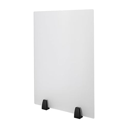 2 Pack Desk Privacy Panels, Clamp-on Acrylic Office Desk Divider, Office Partitions 24" x 18" - color: 24" X 18"