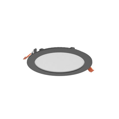 Amico 12 Pack 6 Inch LED Recessed Lighting, Canless Wafer Downlight, Black | 5CCT 2700K-5000K, 5%-100% Dimmable, Ultra-thin, Metal housing, 1050LM 12W 120V, IC & Damp Rated, ETL & FCC, 50000h Life Span - color: Black, size: 6 Inch