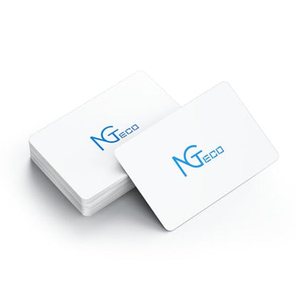 NGTeco Smart Time Card PVC Employee ID Card MB1, MB2, TC1, TC2, TC3, TC7 Time Clocks, Waterproof & Durable, 10 PCS