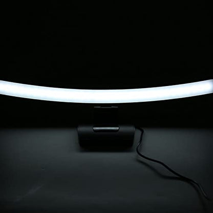 Computer Monitor Lamp, Asymmetric Optical Design Eye Protection LED Task Light Bar with Touch Dimming for Curved Monitors Office Study Gaming