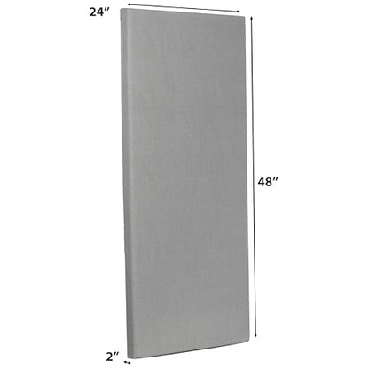 ATS Acoustic Panel 24x48x2 Inches, Beveled Edge (Fog) - color: Fog