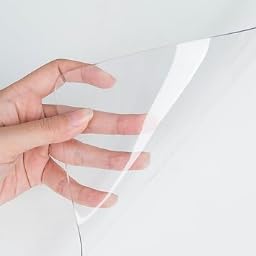 Oterri Clear Writing Desk Pad, 23.6’’x13.7” Heat Resistant Waterproof PVC Round Edge Durable Desk Protect Mat, Anti-Static Writing Mat Table Protector - size: 13.7" x 23.6"