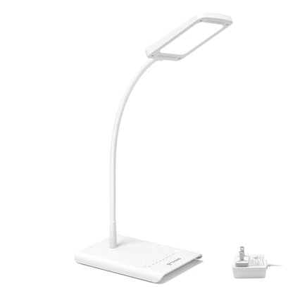 TROND Desk Lamp, Dimmable Eye-Caring Table Lamp, Memory Function, White - color: White