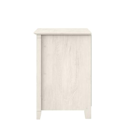 Bush Home Key West 2 Drawer Lateral File Cabinet in Linen White Oak, Document Storage for Home Office, Accent Chest with Drawers - color: Linen White Oak