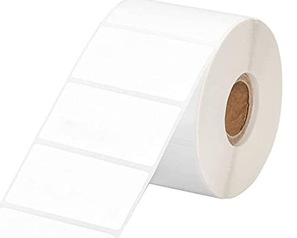 Direct Thermal White Labels for Printing Barcodes and Address Labels, 2.5x1.5-inch, 1" Core, Compatible with Zebra Eltron and Other Desktop Label Printers, 1 Roll of 900 Labels