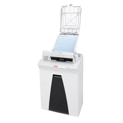 HSM SECURIO AF300 Cross-cut Shredder with automatic paper feed; shreds up to 300 automatically/19 manually; 9 gallon capacity - size: 300 sheet, style: cross cut