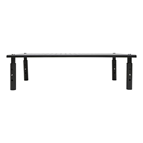 Tripp Lite Computer Monitor Stand, Adjustable Height, 18 x 11 in., Metal, Black (MR1812M) - style: 18 x 11 in