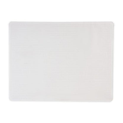 Staples Office Chair Mat, Clear Floor Mats, Medium-Pile Carpets, 60 x 46 Inch, Smooth Glide - size: 46'' x 60'', style: Medium-Pile