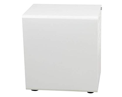 Flash Furniture 3-Drawer Locking Mobile Filing Cabinet, White - color: White, style: Ergonomic