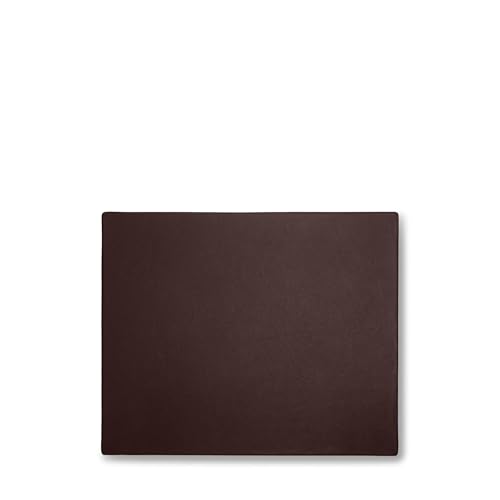 Leatherology Classic Desk Pad - Full Grain Leather - 14" x 17.2" - Brown | Office Mat with Lift-Up Side Rails, Smooth Writing Surface | Protective Desk or Conference Table Pad for Laptop & Notes - color: Brown, size: 14" x 17.2"