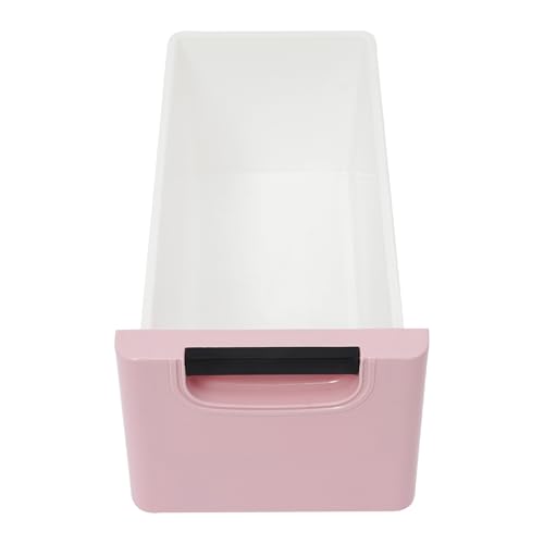 6 Drawers Narrow Storage Cabinet, Slim Rolling Cabinet with Wheels 77.16lbs Loading Capacity, Mobile Utility Cart with Drawers for Small Spaces Living Room Bedroom Office 15.7x7.9x39.4in (Light Pink) - color: Light Pink