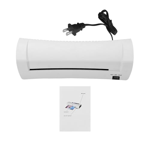 OSMILE SL200 Laminator Machine for Hot and Cold Lamination - A4 Size Document Photo and Card Laminating Machine with 230mm Entry Width - Two Roller System for Home and Office Use