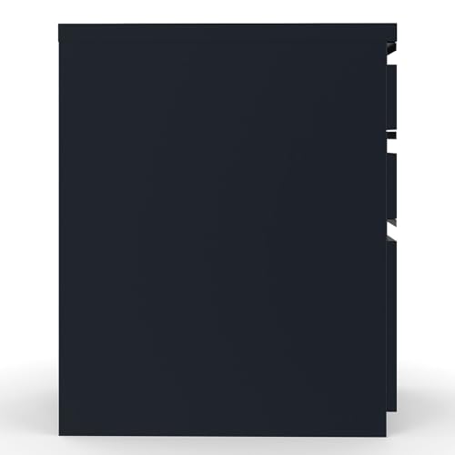 Staples 3-Drawer Vertical File Cabinet, Letter Size Documents, Lockable & Mobile, 23" D x 15" W x 27.75" H, Black - color: Black, size: 1 Pack, style: 23'' Depth
