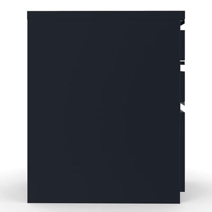 Staples 3-Drawer Vertical File Cabinet, Letter Size Documents, Lockable & Mobile, 23" D x 15" W x 27.75" H, Black - color: Black, size: 1 Pack, style: 23'' Depth