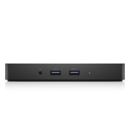 Dell WD15 Monitor Dock 4K with 180W Adapter, USB-C, (450-AEUO, 7FJ4J, 4W2HW),Black,Dual Display