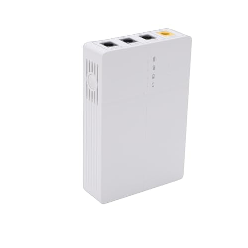 UPS Battery Backup, 6000mAh Uninterruptible Power Supply with 9V and Dual 12V DC Outputs for Router Modem Home Office Outdoor Networking Devices