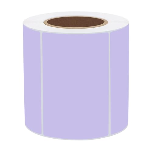 STARLIBOO 3x2 inch Direct Thermal Label Stickers for Barcode, Address, Compatible with Rollo Label Printer & Zebra Desktop Printers (Purple) - color: Purple, size: 2*3 inch/1 roll