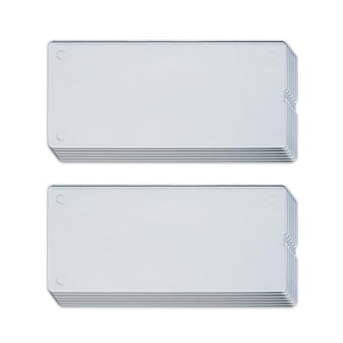 Blue Ginkgo 12-Drawer Cabinet Dividers, 12-Pack - color: Clear, size: 12 Drawer