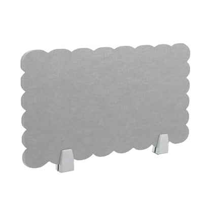 Acoustic Desk Divider Privacy Panel 23" x 16", Grey - color: Grey, size: 23" x 16"