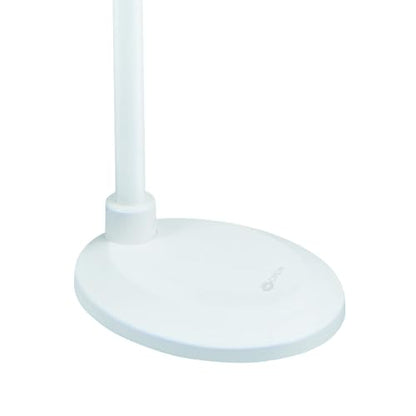 OttLite Flex LED Floor Lamp, White | ClearSun LEDs Reduce Eyestrain | Adjustable Flex Neck 49"-71" | Smart Memory Feature - color: White