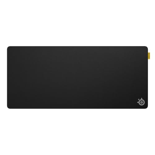 SteelSeries QcK XL Performance Control Gaming Mousepad — Extra Density for a Smooth Glide — Low-Profile Edge Stitching — Non-Slip Neoprene Rubber Base — 15.75 x 34.43 inch — FPS, MOBAs, RTS, MMO - size: XL, style: Control